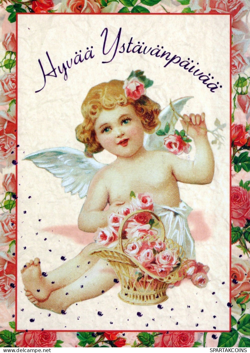 ANGELO Buon Anno Natale Vintage Cartolina CPSM #PAJ155.IT - Engel