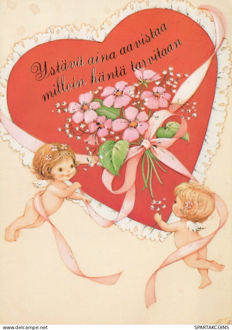 ANGELO Buon Anno Natale Vintage Cartolina CPSM #PAJ090.IT - Angels