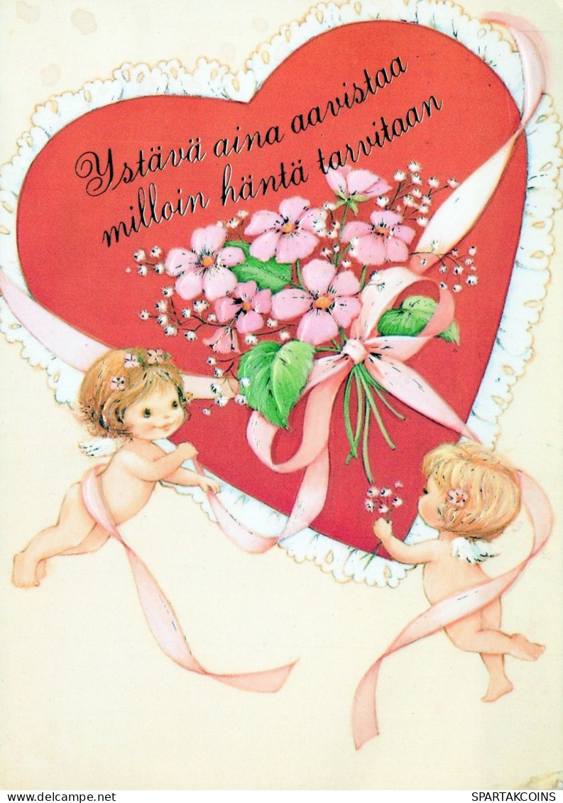 ANGELO Buon Anno Natale Vintage Cartolina CPSM #PAJ090.IT - Anges