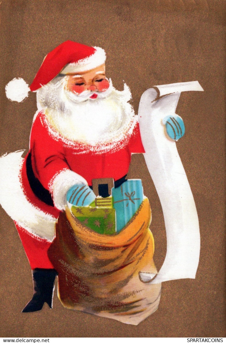 BABBO NATALE Natale Vintage Cartolina CPSMPF #PAJ476.IT - Kerstman