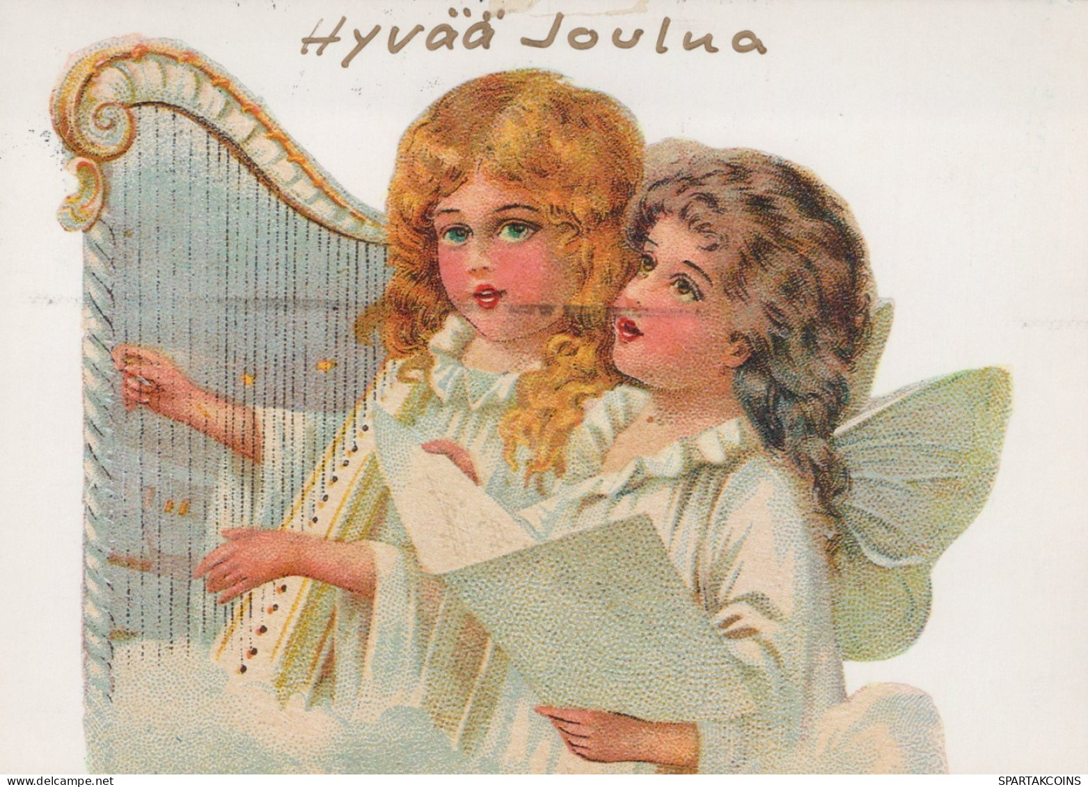 ANGELO Buon Anno Natale Vintage Cartolina CPSM #PAH590.IT - Anges