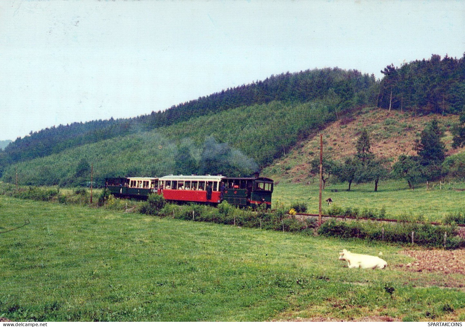 TRENO TRASPORTO FERROVIARIO Vintage Cartolina CPSM #PAA831.IT - Trenes