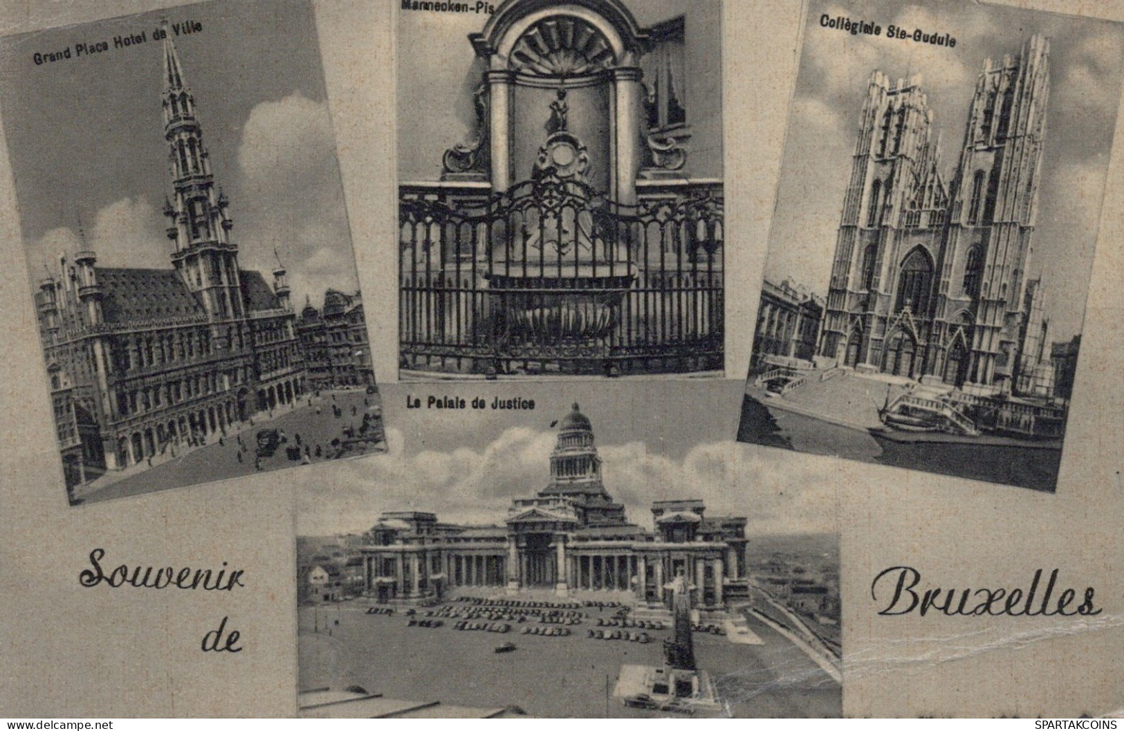 BELGIEN BRÜSSEL Postkarte CPA #PAD803.DE - Bruselas (Ciudad)