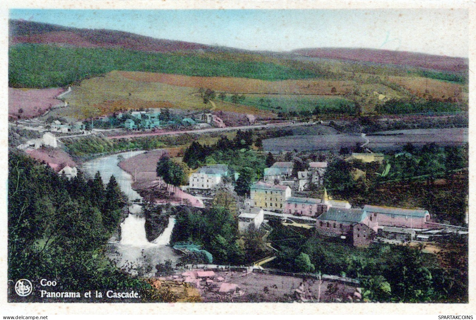 BELGIO COO WATERFALL Provincia Di Liegi Cartolina CPA Unposted #PAD101.IT - Stavelot