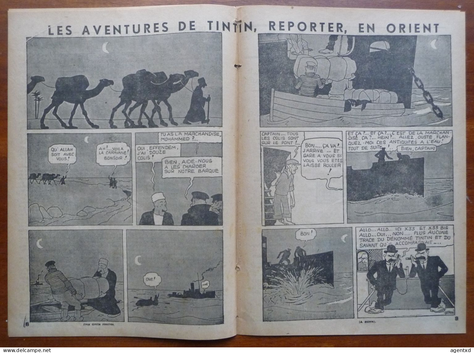 TINTIN – PETIT VINGTIEME – PETIT XX - N° 5 Du 2 FEVRIER 1933 - Tintin