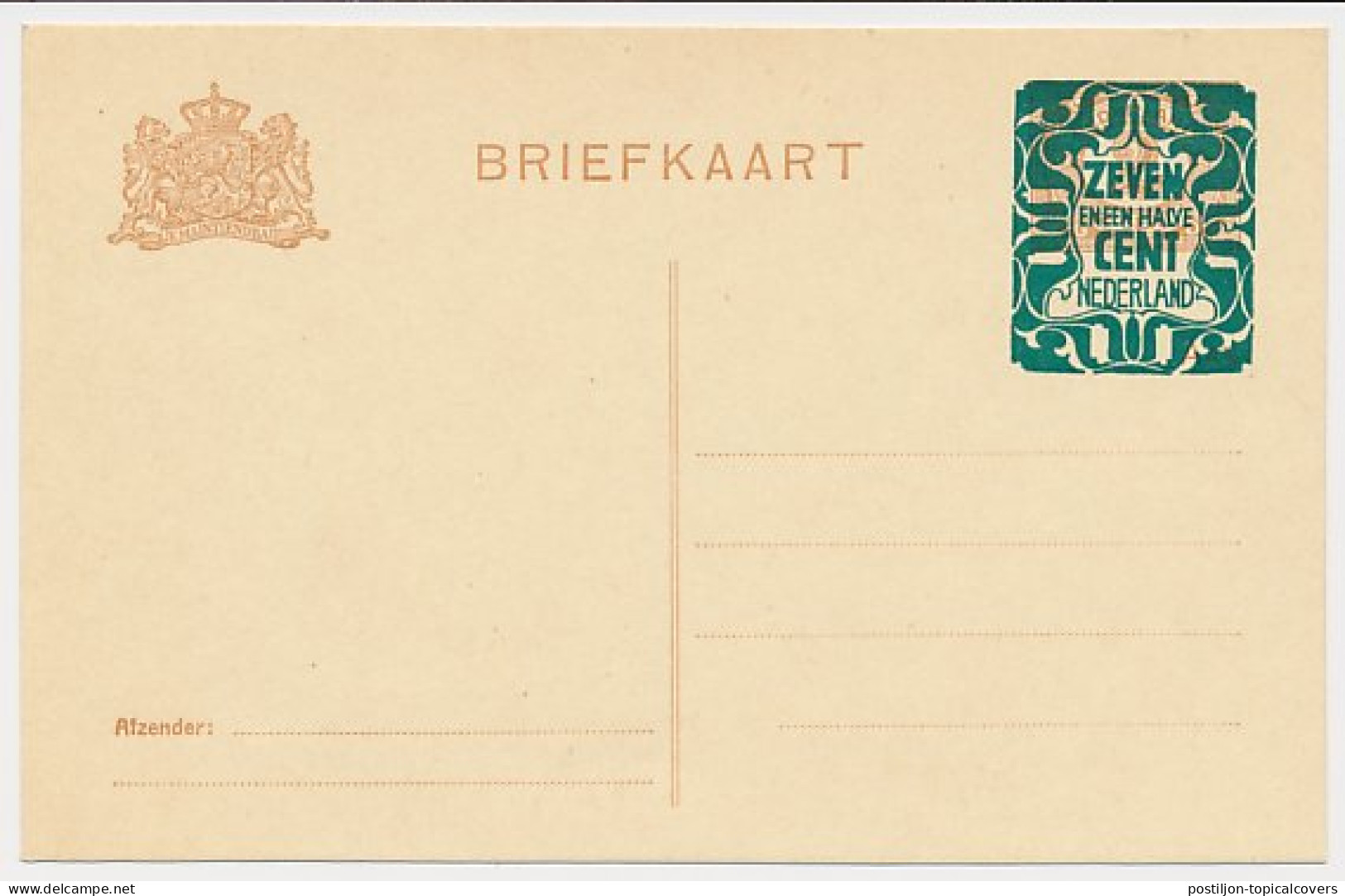 Briefkaart G. 166 - Postal Stationery