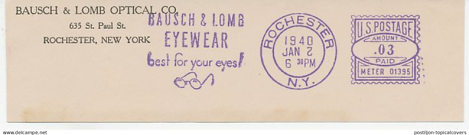 Meter Top Cut USA 1940 Glasses - Eyewear - Altri & Non Classificati