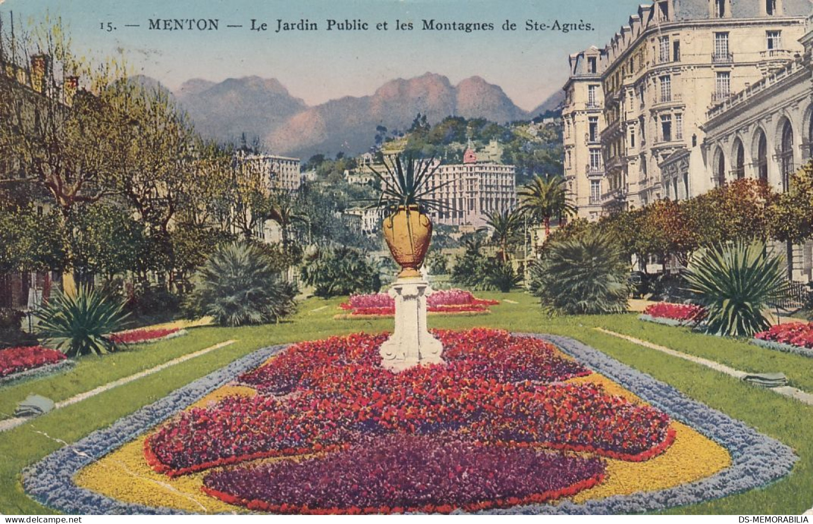 Menton - Le Jardin Public 1926 - Menton