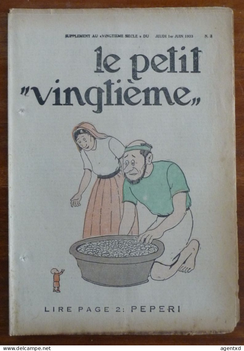 TINTIN – PETIT VINGTIEME – N°22 Du 01 JUIN 1933 - Tintin