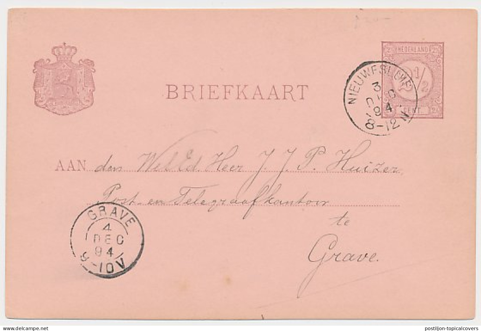 Heenvliet - Kleinrondstempel Nieuwesluis 1894 - Unclassified