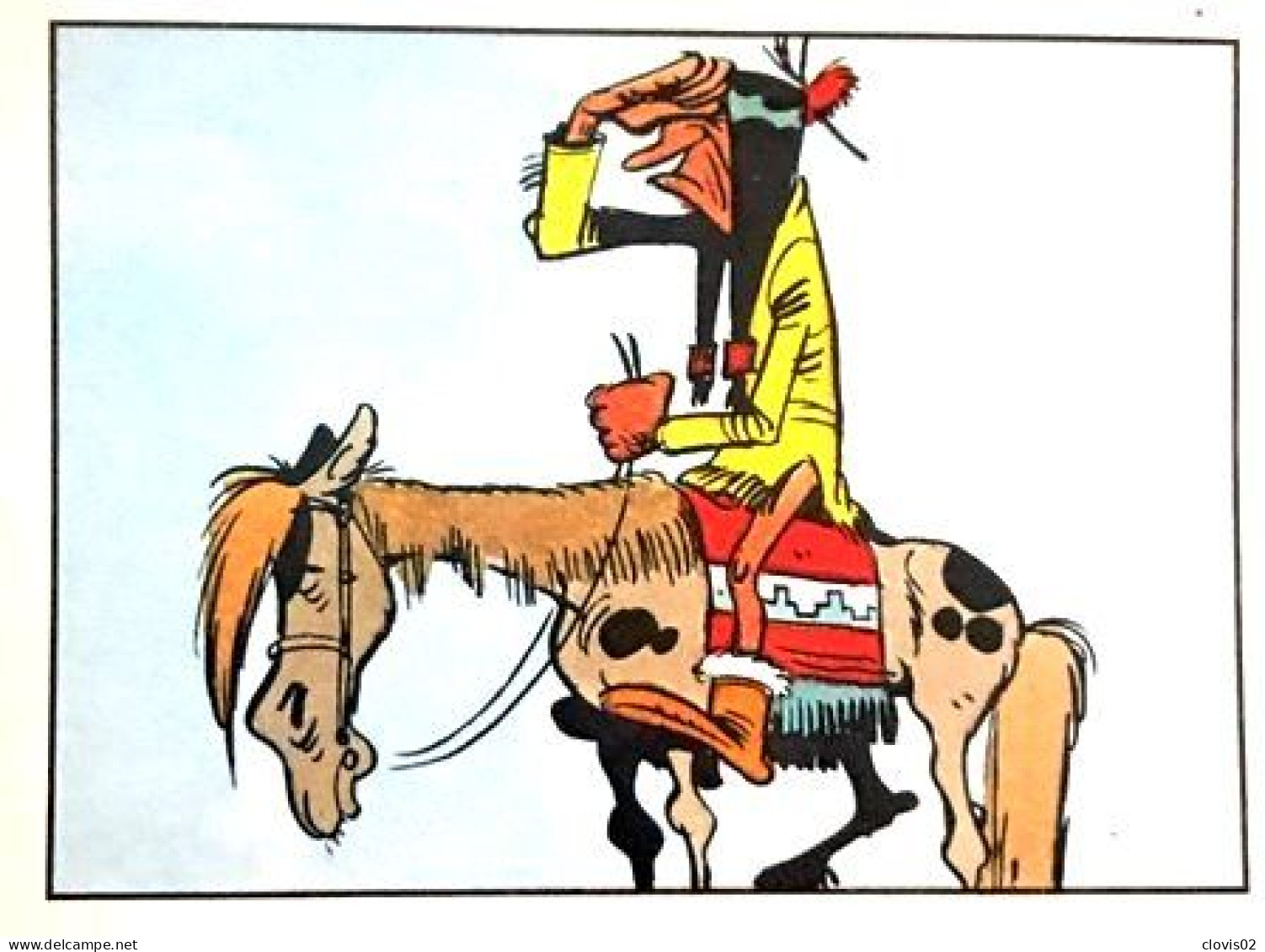 60 - Panini LUCKY LUKE 1990 Sticker Vignette - Sonstige & Ohne Zuordnung