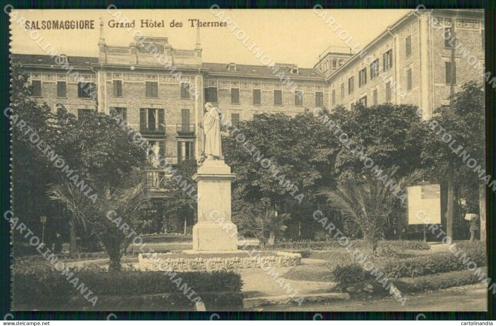 Parma Salsomaggiore Terme Grand Hotel Des Thermes Cartolina RT3282 - Parma