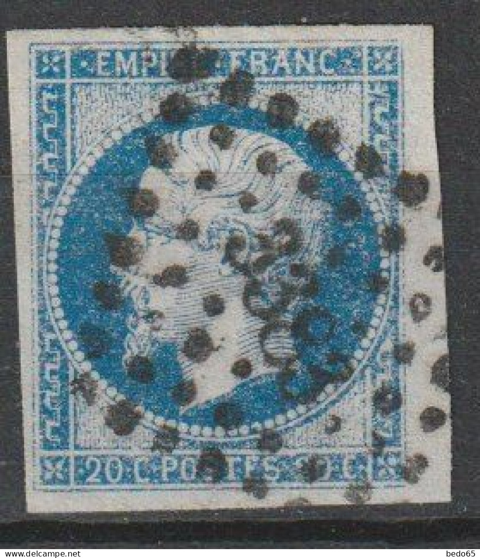 NAPOLEON  N° 14A OBL PC 3383 ( TOULOUSE ) TTB  VOIR DESCRIPT - 1853-1860 Napoléon III