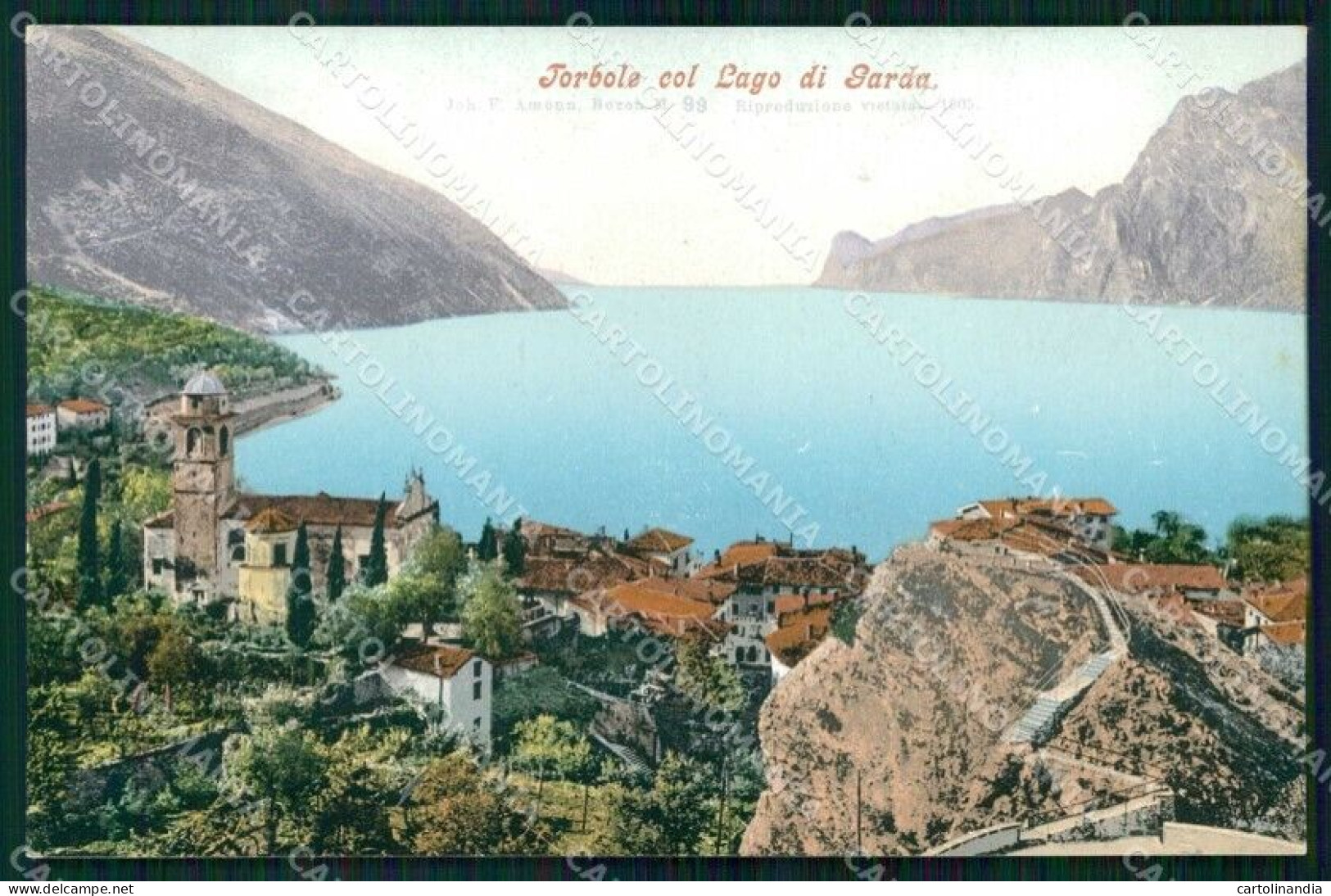 Trento Torbole Lago Di Garda Cartolina RT3580 - Trento