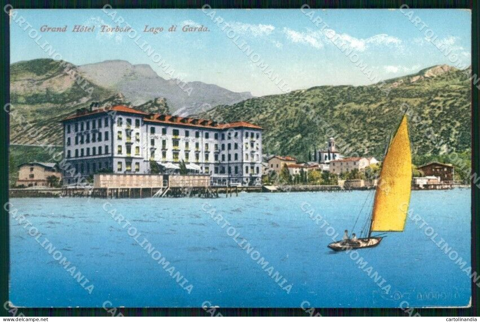 Trento Torbole Lago Di Garda Grand Hotel Cartolina RT3581 - Trento