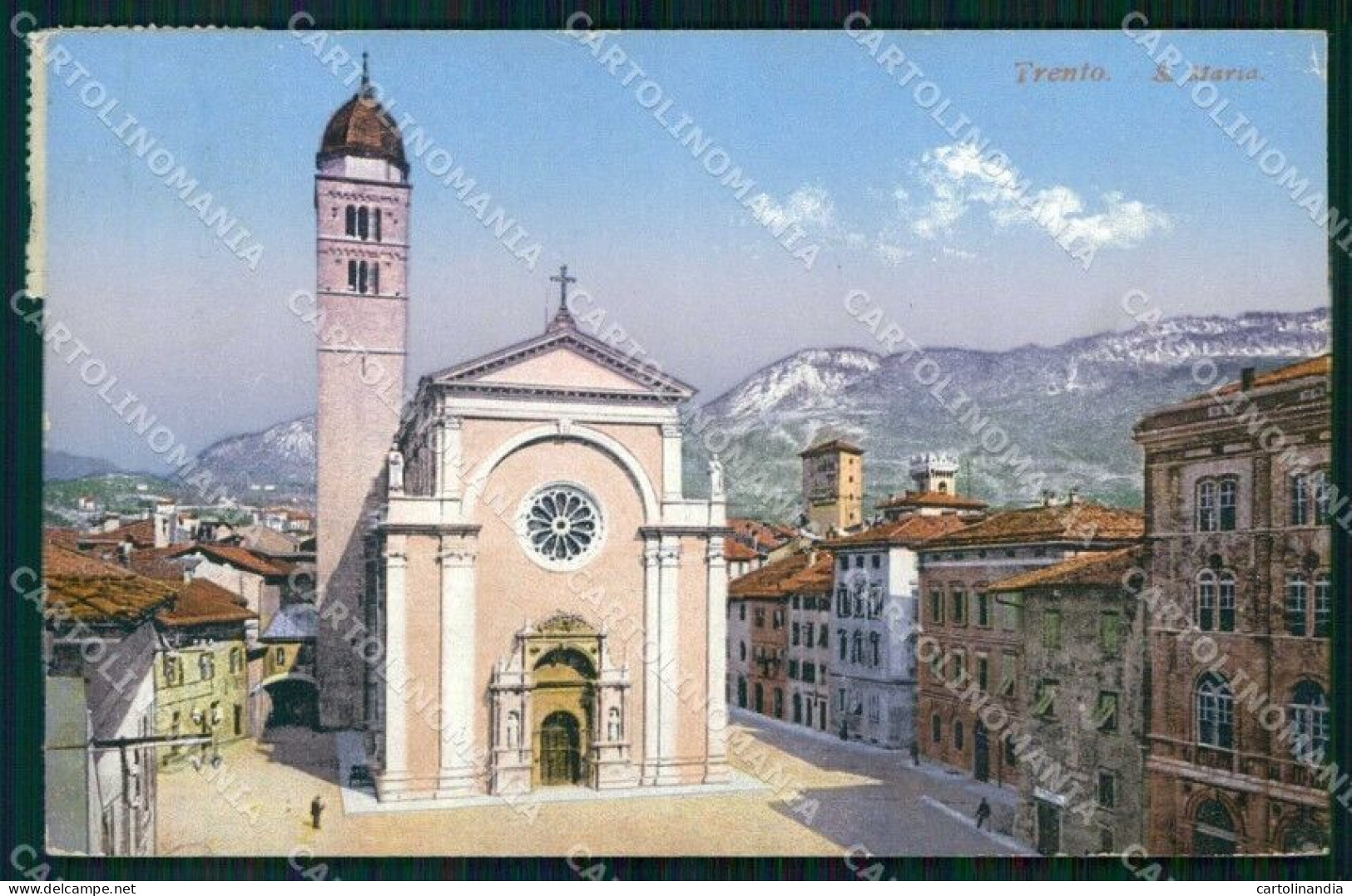 Trento Città Chiesa Di Santa Maria Cartolina RT3626 - Trento