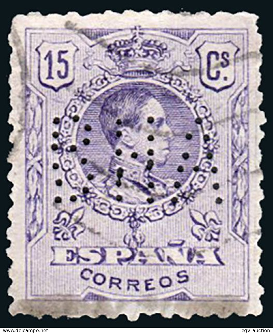 Madrid - Perforado - Edi O 270 - "BHA" Grande (Banco) - Used Stamps