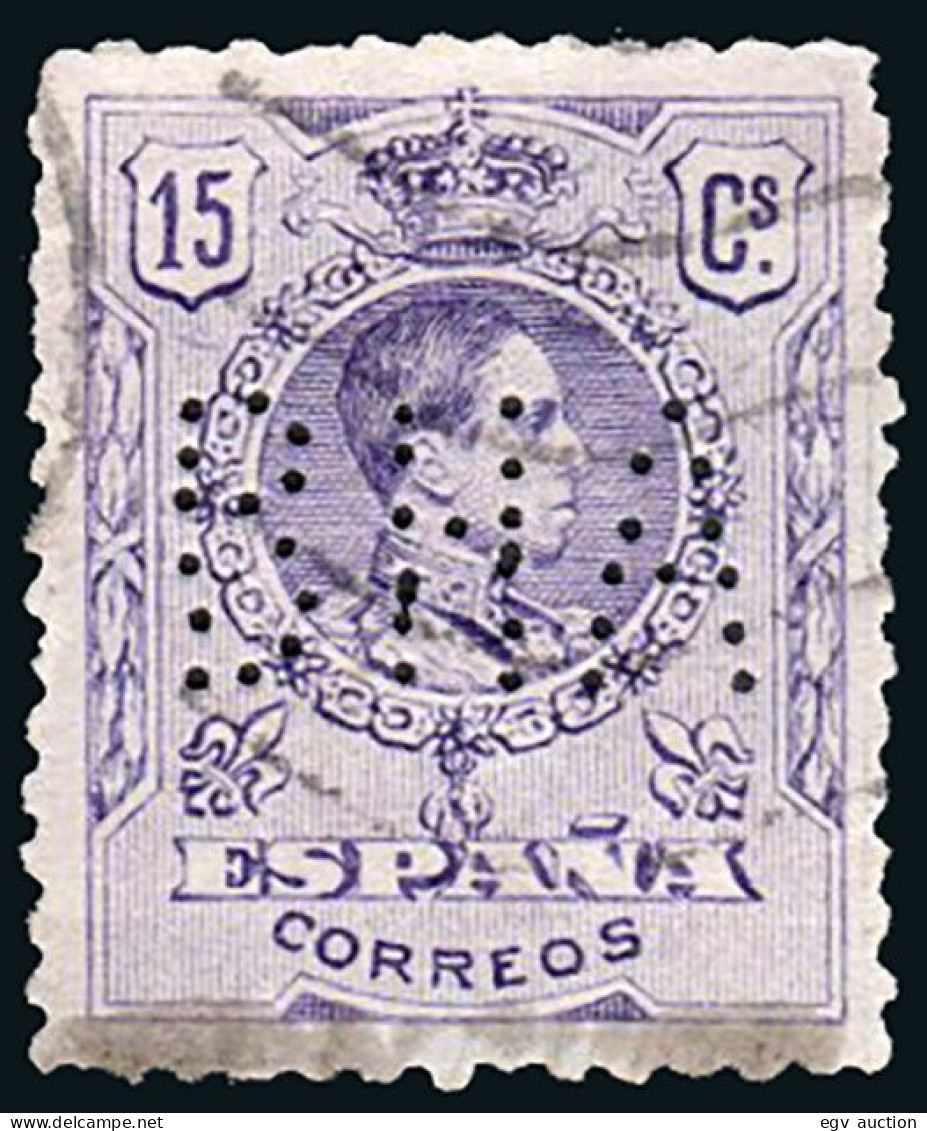 Madrid - Perforado - Edi O 270 - "BHA" Grande (Banco) - Oblitérés