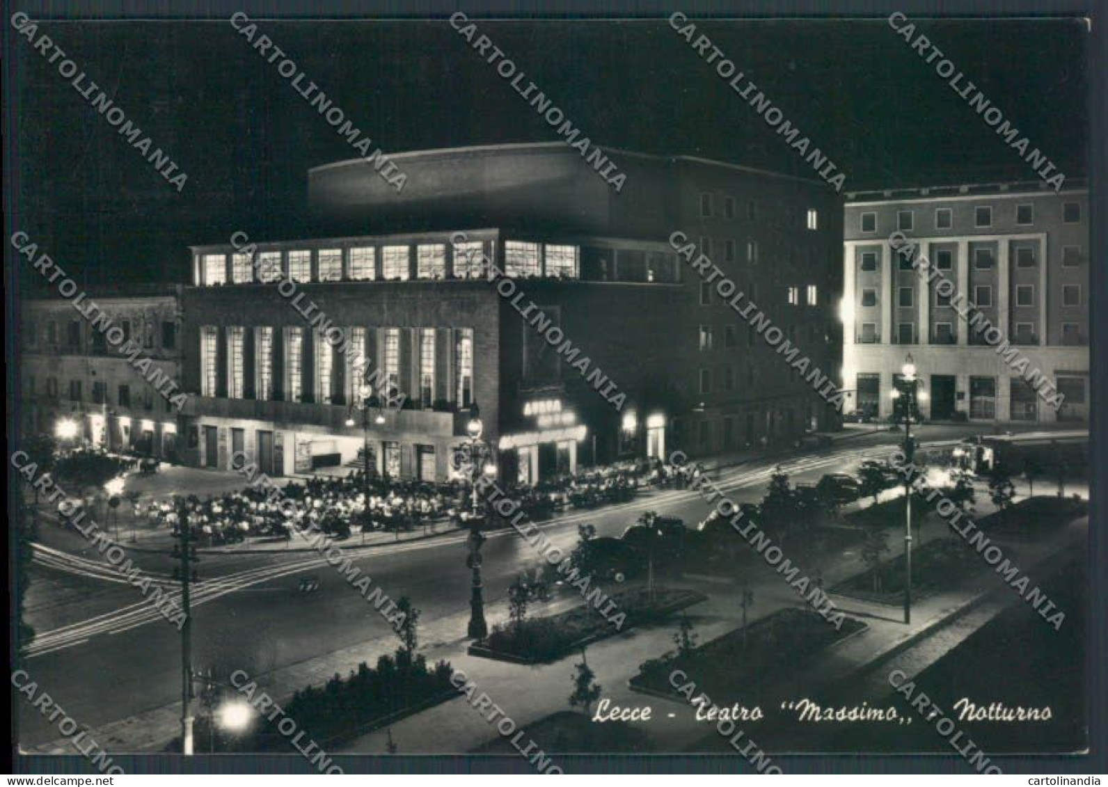 Lecce Città Teatro Massimo Foto FG Cartolina ZF7145 - Lecce