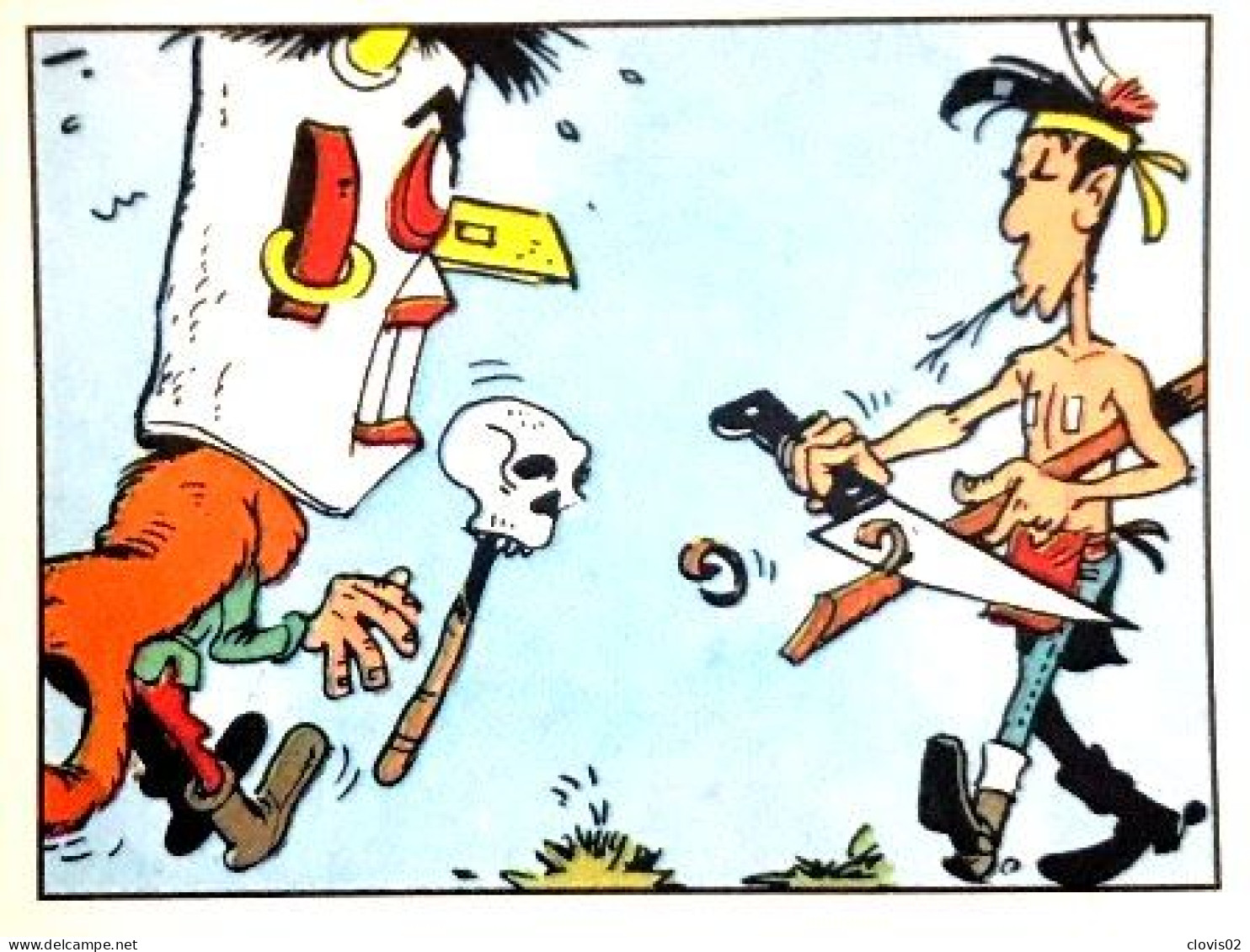 136 - Panini LUCKY LUKE 1990 Sticker Vignette - Andere & Zonder Classificatie