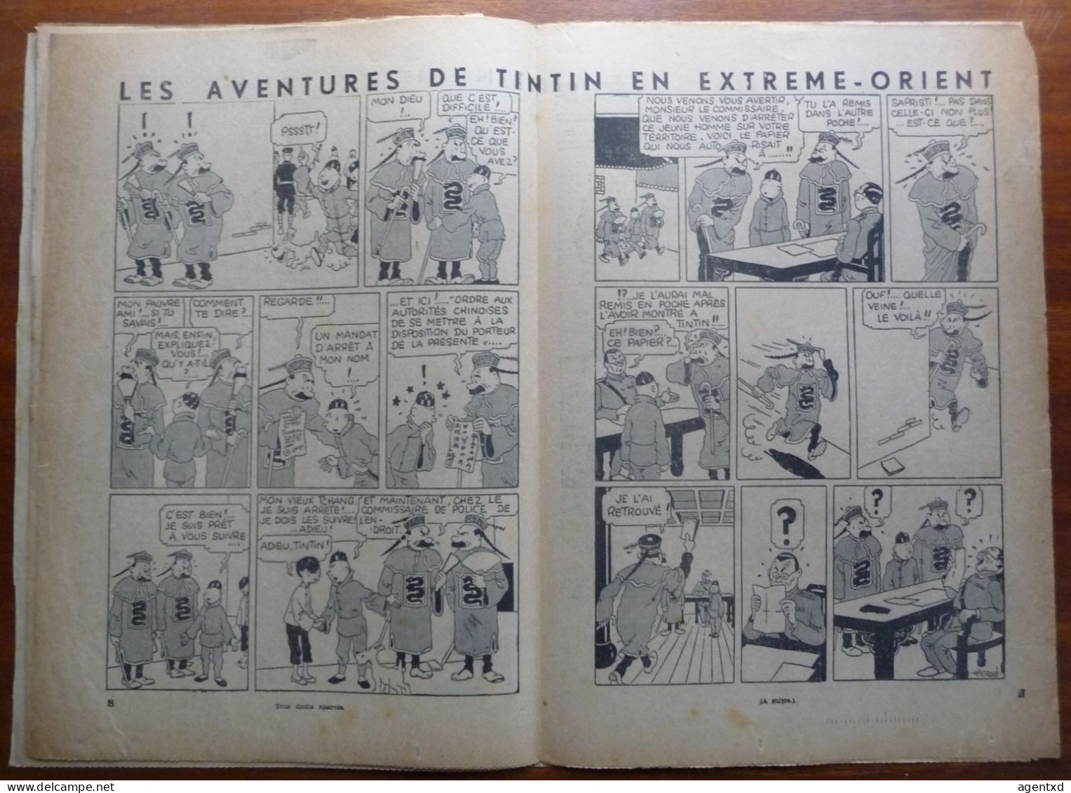 TINTIN – PETIT VINGTIEME – PETIT XX - N°25 Du 20 JUIN 1935 - LOTUS BLEU - Tintin