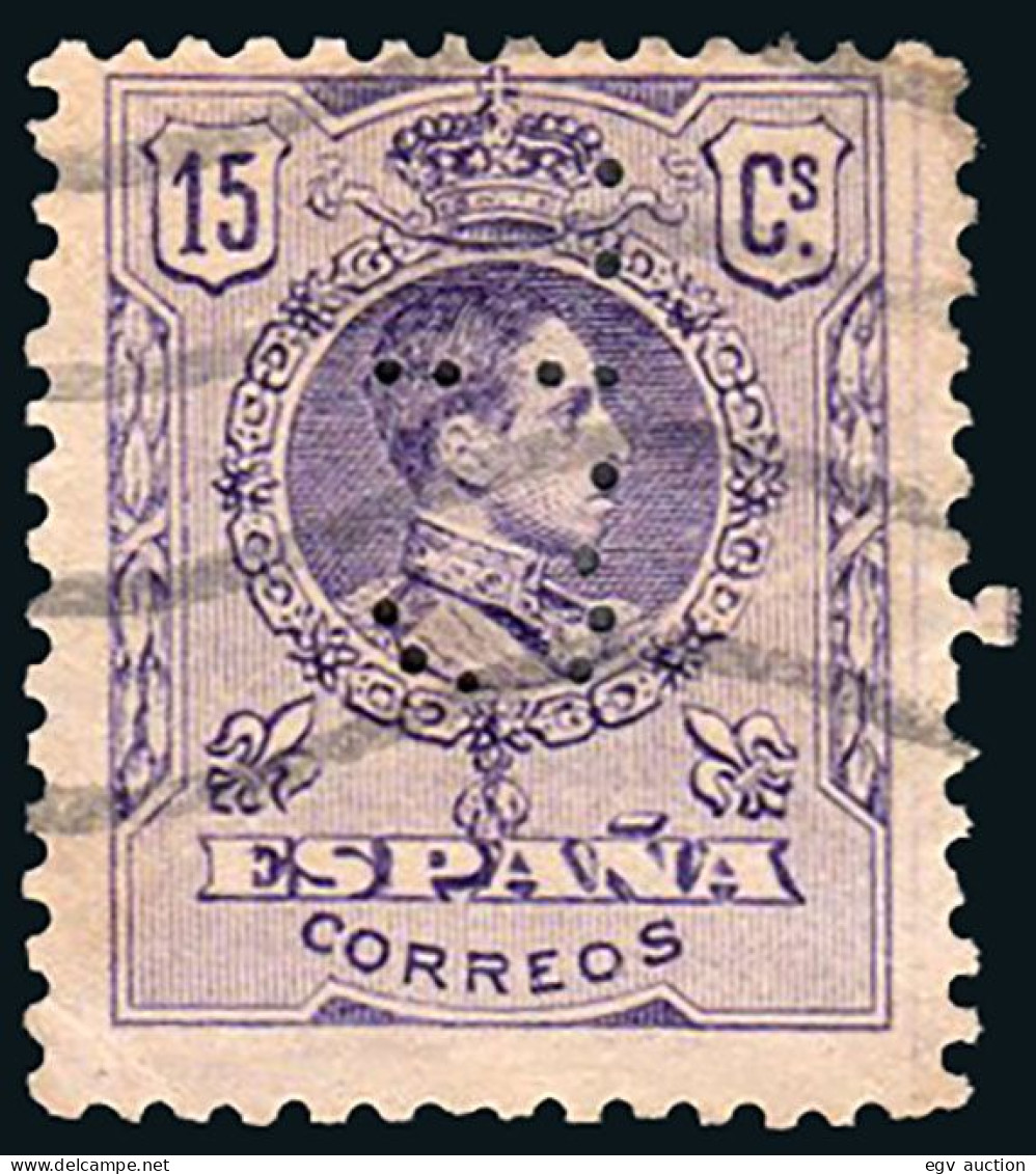 Madrid - Perforado - Edi O 270 - "C.L" (Banco) - Used Stamps