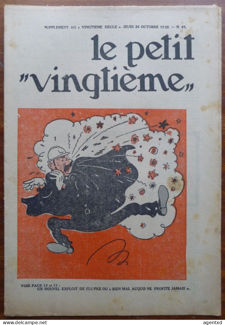TINTIN – PETIT VINGTIEME – PETIT XX - N°43 Du 24 OCTOBRE 1935 - Kuifje