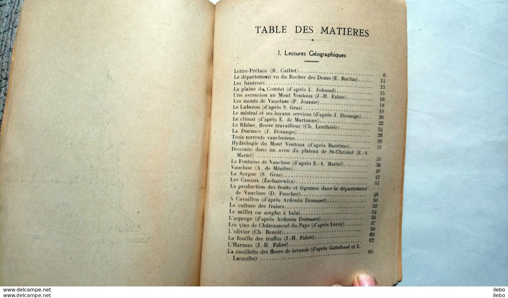 Pages Vauclusiennes Lectures Géographiques Historiques De Constant Illustré Scolaire - Provence - Alpes-du-Sud