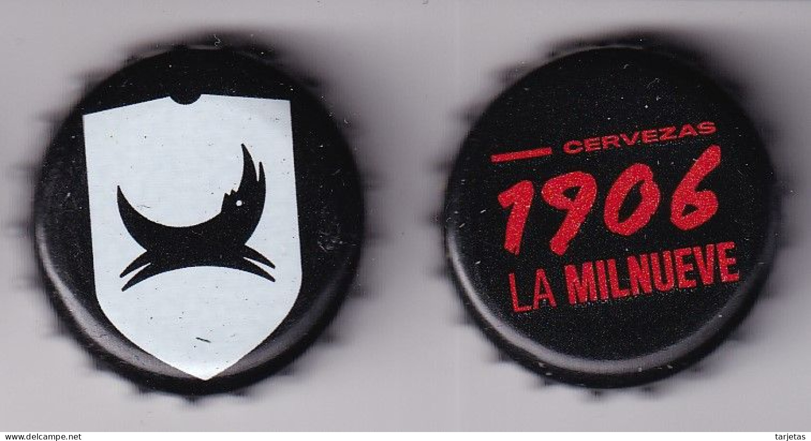 LOTE DE 2 CHAPAS DE CERVEZA BREWDOG Y 1906 (BEER-BIERE) CORONA - Bière