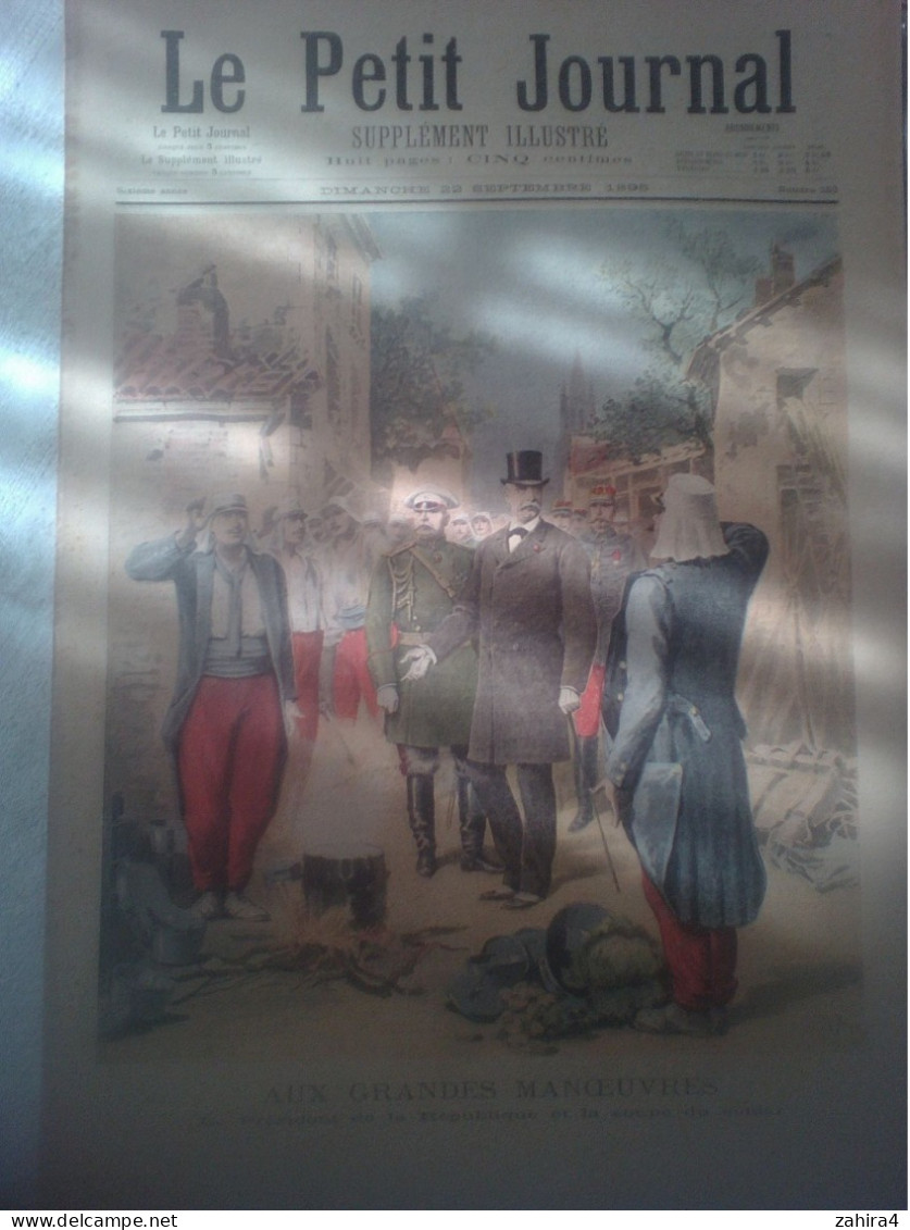 Le Petit Journal N°253 Grandes Manoeuvrs Président D La République Soupe Soldat Canicule Paris Rébu Partition Le Binocle - Revistas - Antes 1900
