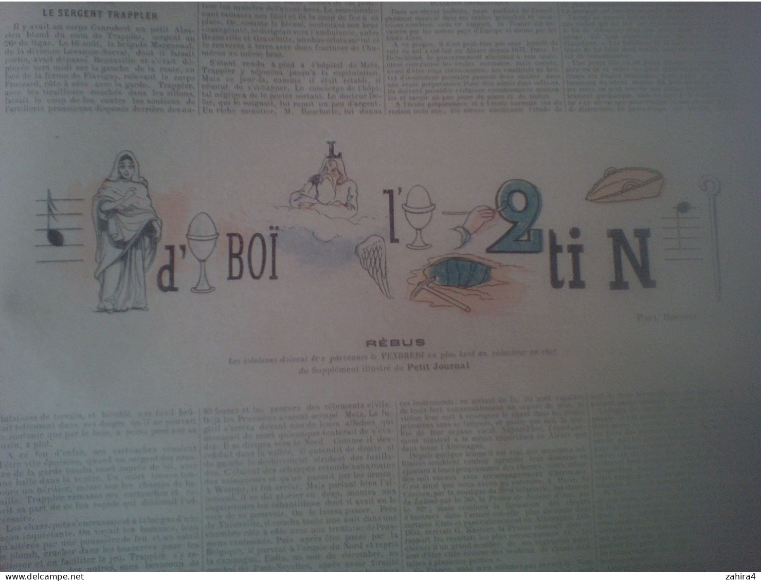 Le Petit Journal N°253 Grandes Manoeuvrs Président D La République Soupe Soldat Canicule Paris Rébu Partition Le Binocle - Magazines - Before 1900