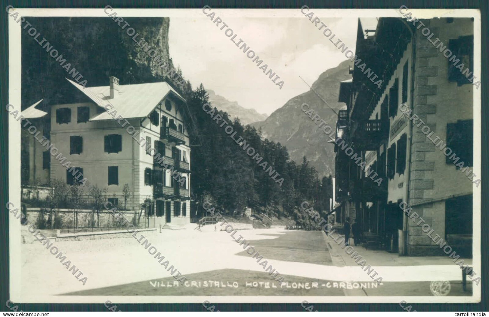 Bolzano Dobbiaco Carbonin Albergo Ploner ABRASA Foto Cartolina ZC4585 - Bolzano (Bozen)