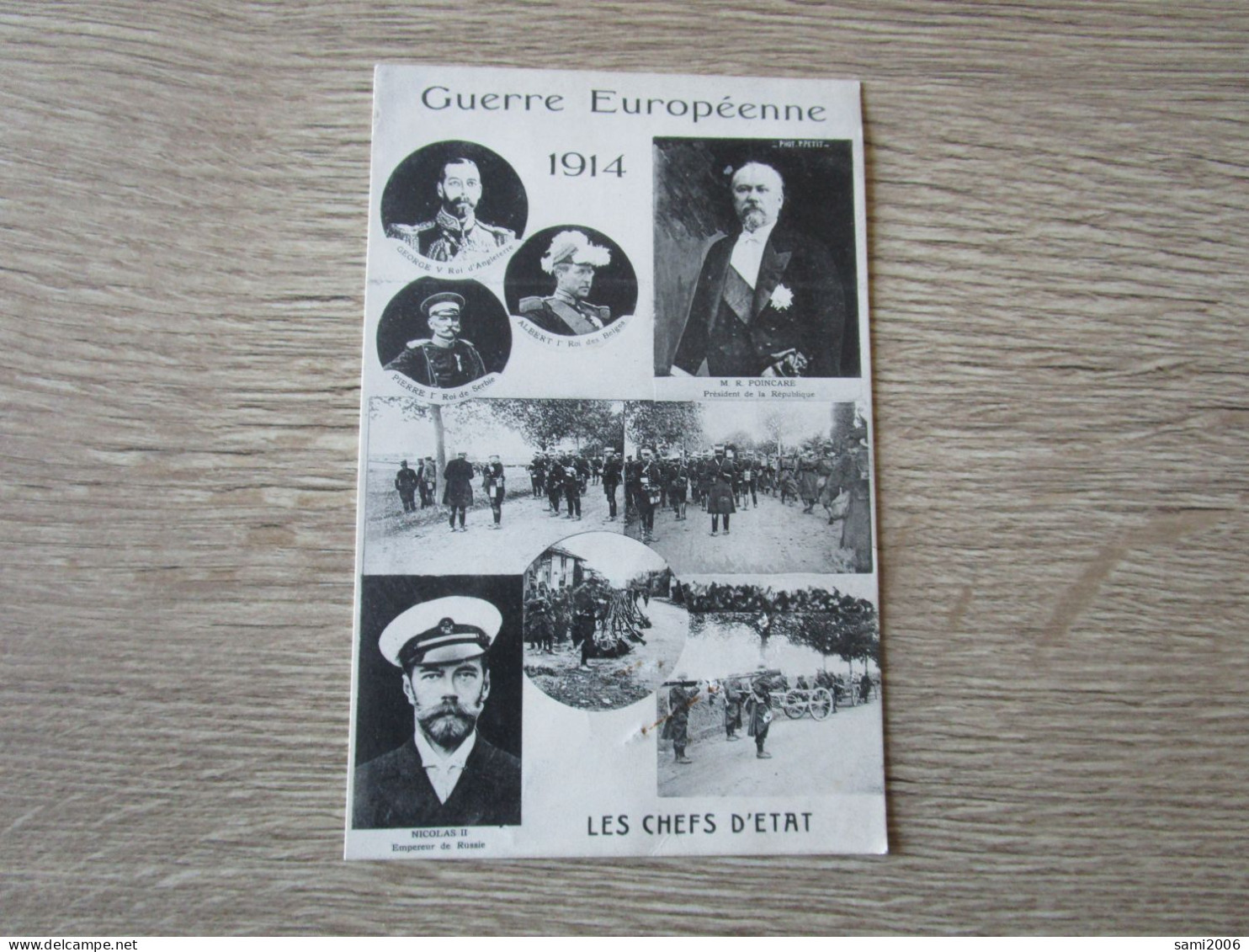 GUERRE EUROPEENNE 1914 LES CHEFS D'ETAT MULTI VUES - Guerre 1914-18