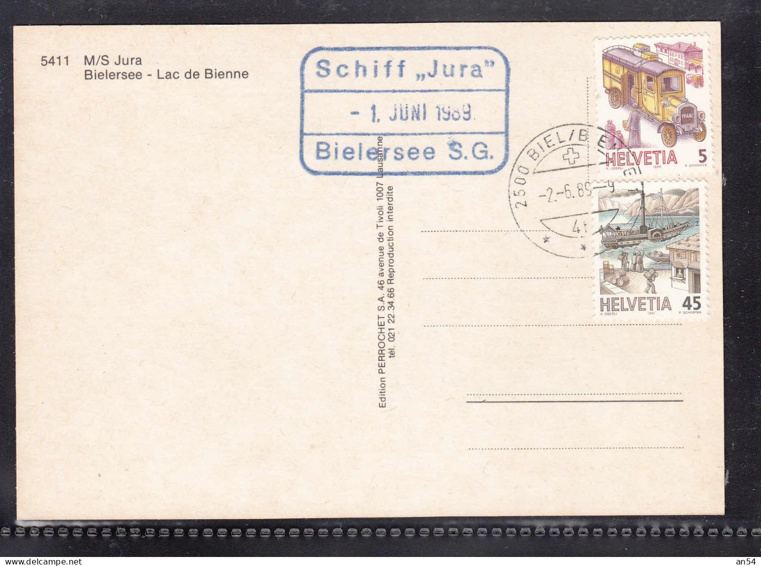 1989    FDC      JURA - FDC