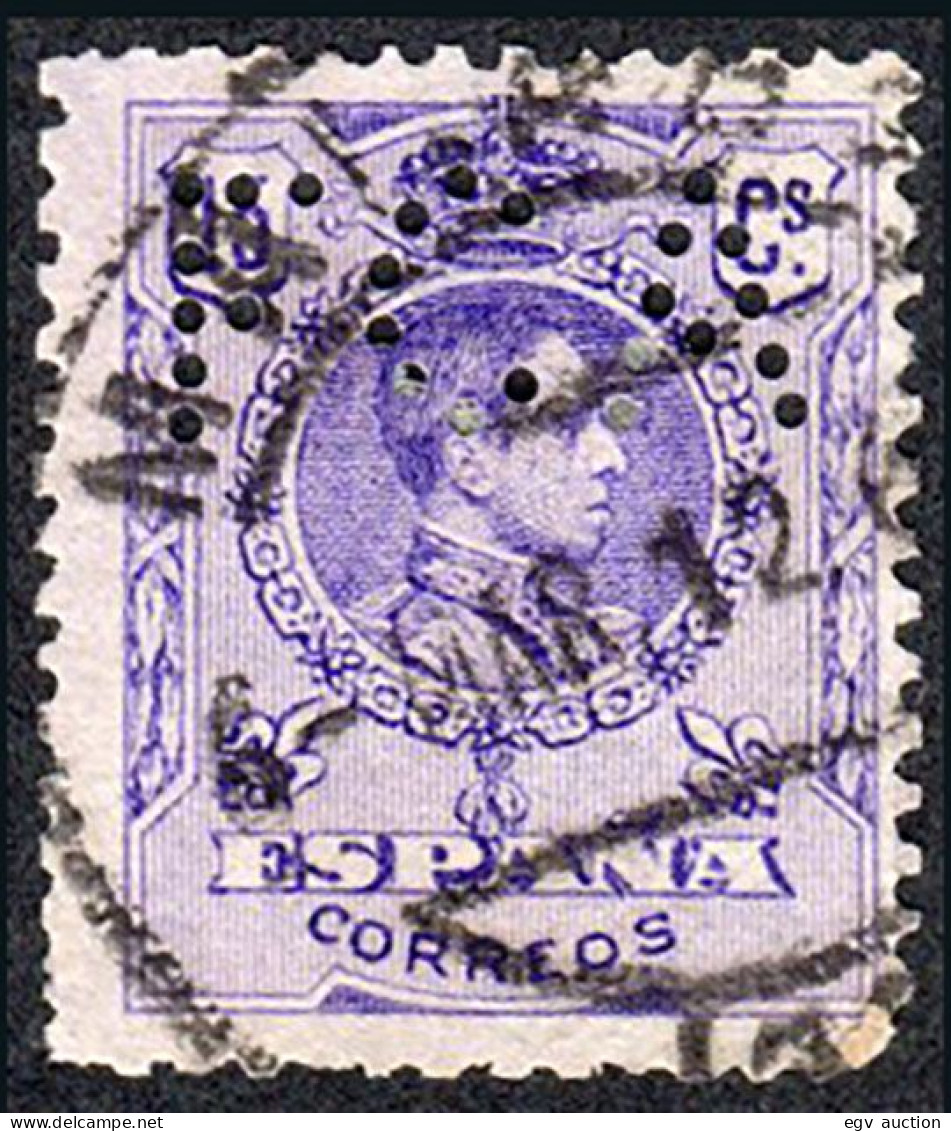 Madrid - Perforado - Edi O 270 - "FCA" (FFCC Andaluces) - Used Stamps