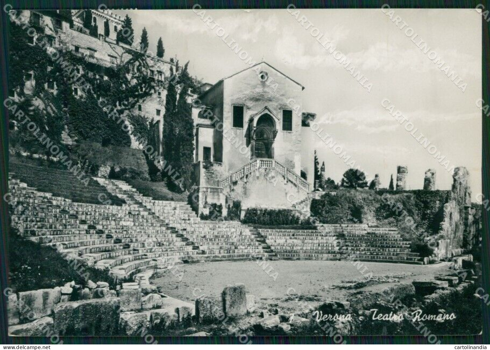 Verona Città Teatro Romano Foto FG Cartolina ZKM7187 - Verona