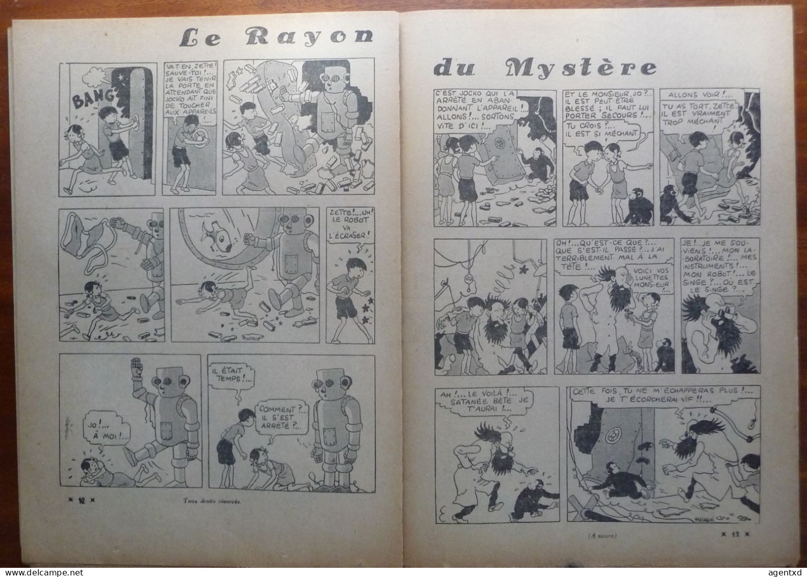 TINTIN – PETIT VINGTIEME – PETIT XX - N°5 Du 4 FEVRIER 1937 - OREILLE CASSEE - Tintin