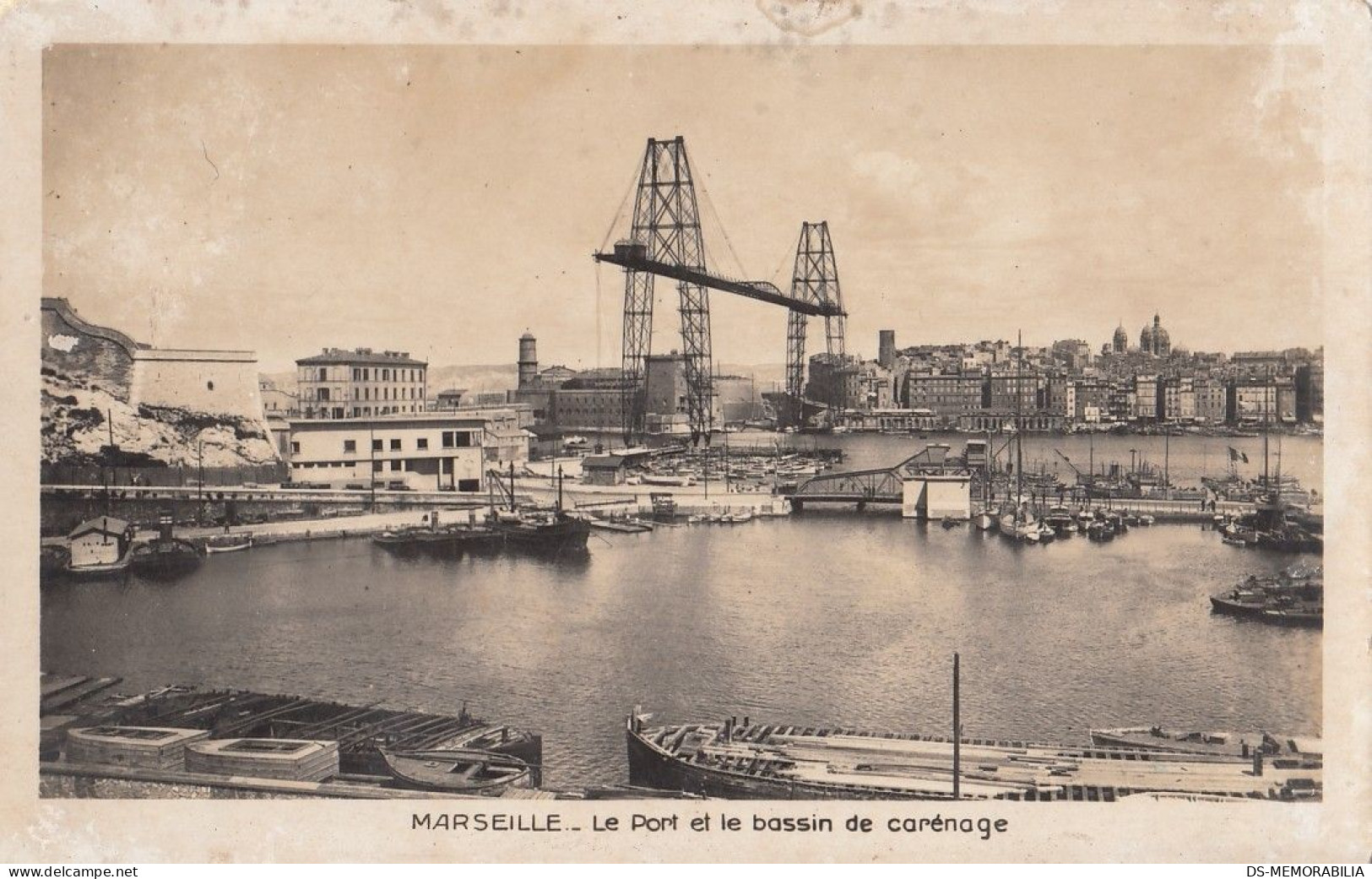 Marseille - Le Port Et Le Bassin De Carenage 1938 - Vieux Port, Saint Victor, Le Panier