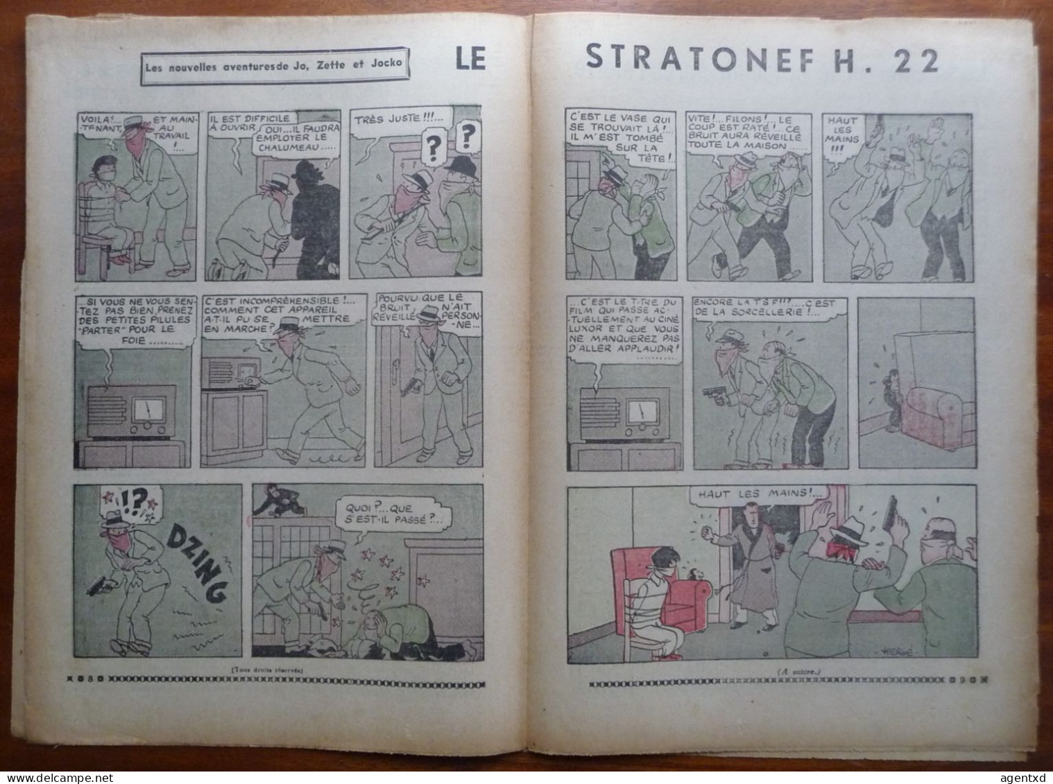 TINTIN – PETIT VINGTIEME – PETIT XX - N°39 Du 06 OCTOBRE 1938 - Sceptre D'Ottokar - Tintin
