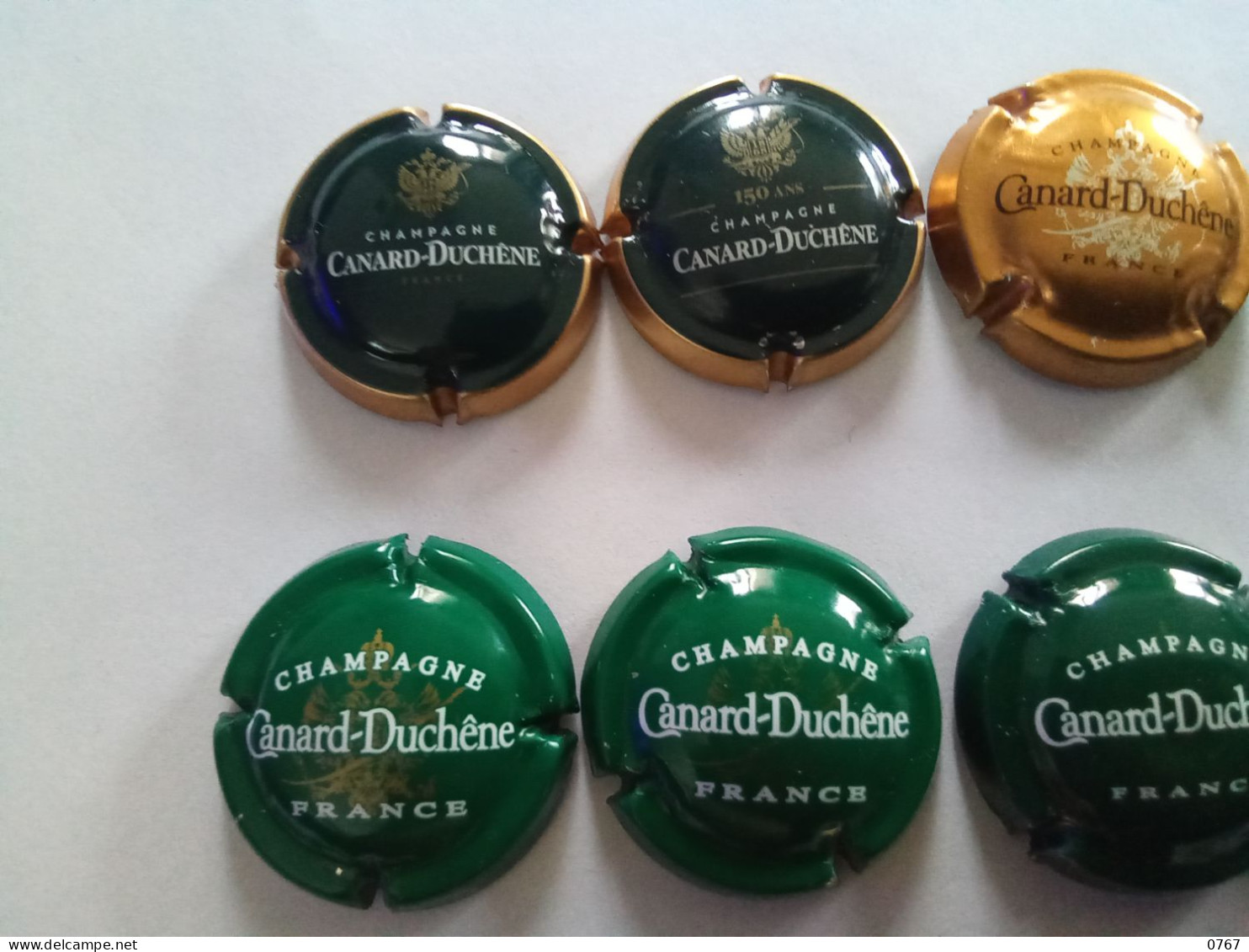 Lot 9 Capsules Muselets Champagne Canard Duchêne Différentes ( Bazarcollect28 ) - Canard Duchêne