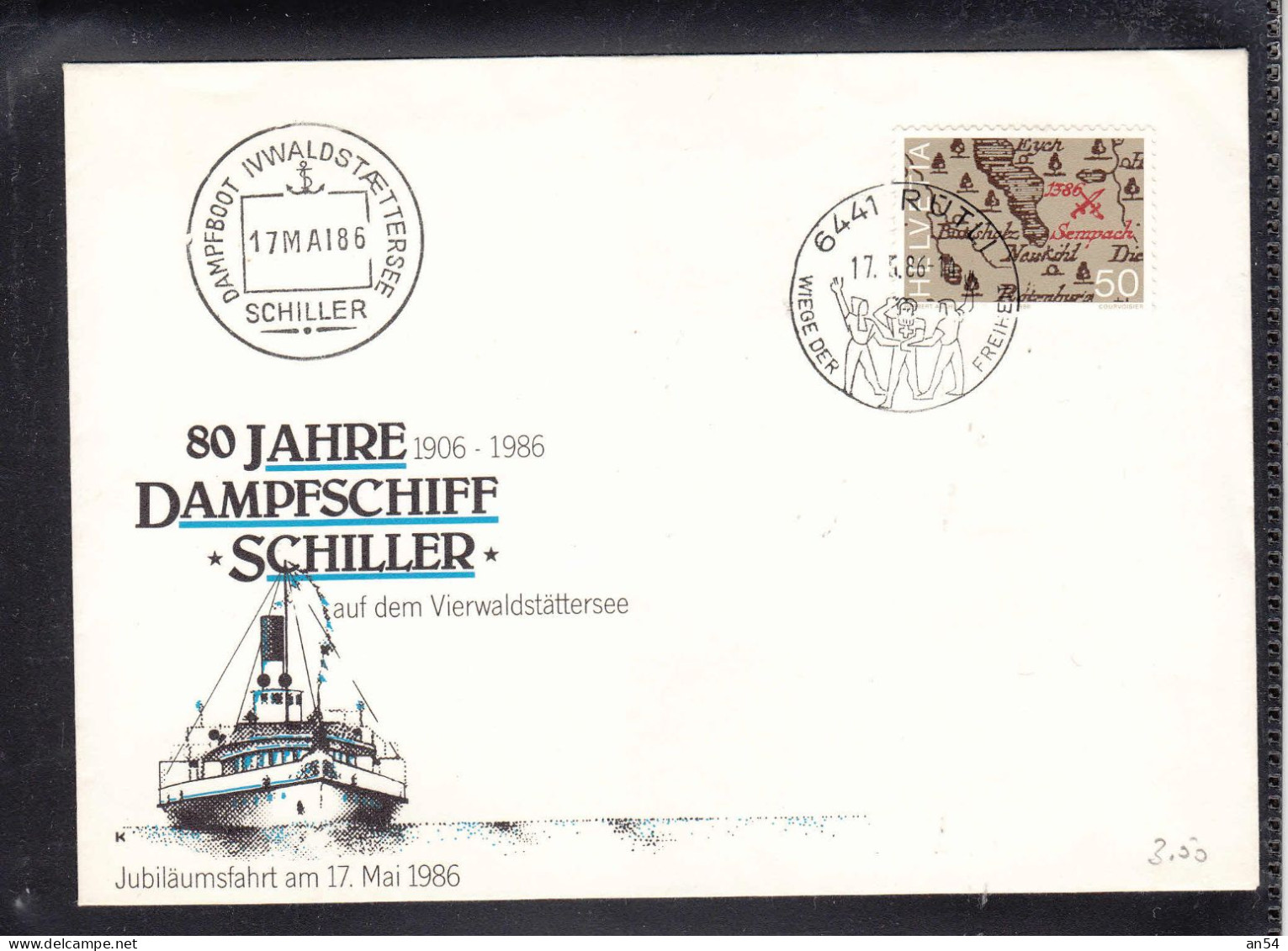 1986    FDC      RUTLI - FDC