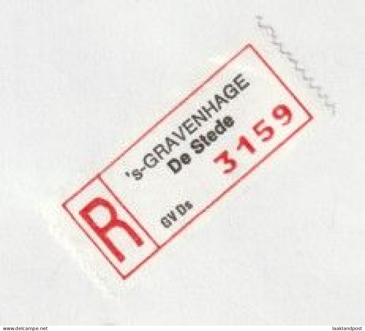 NL Aangetekend R 's-Gravenhage De Stede Woningbouwvereniging 's-Gravenhage 30-11-1992 - Poststempel