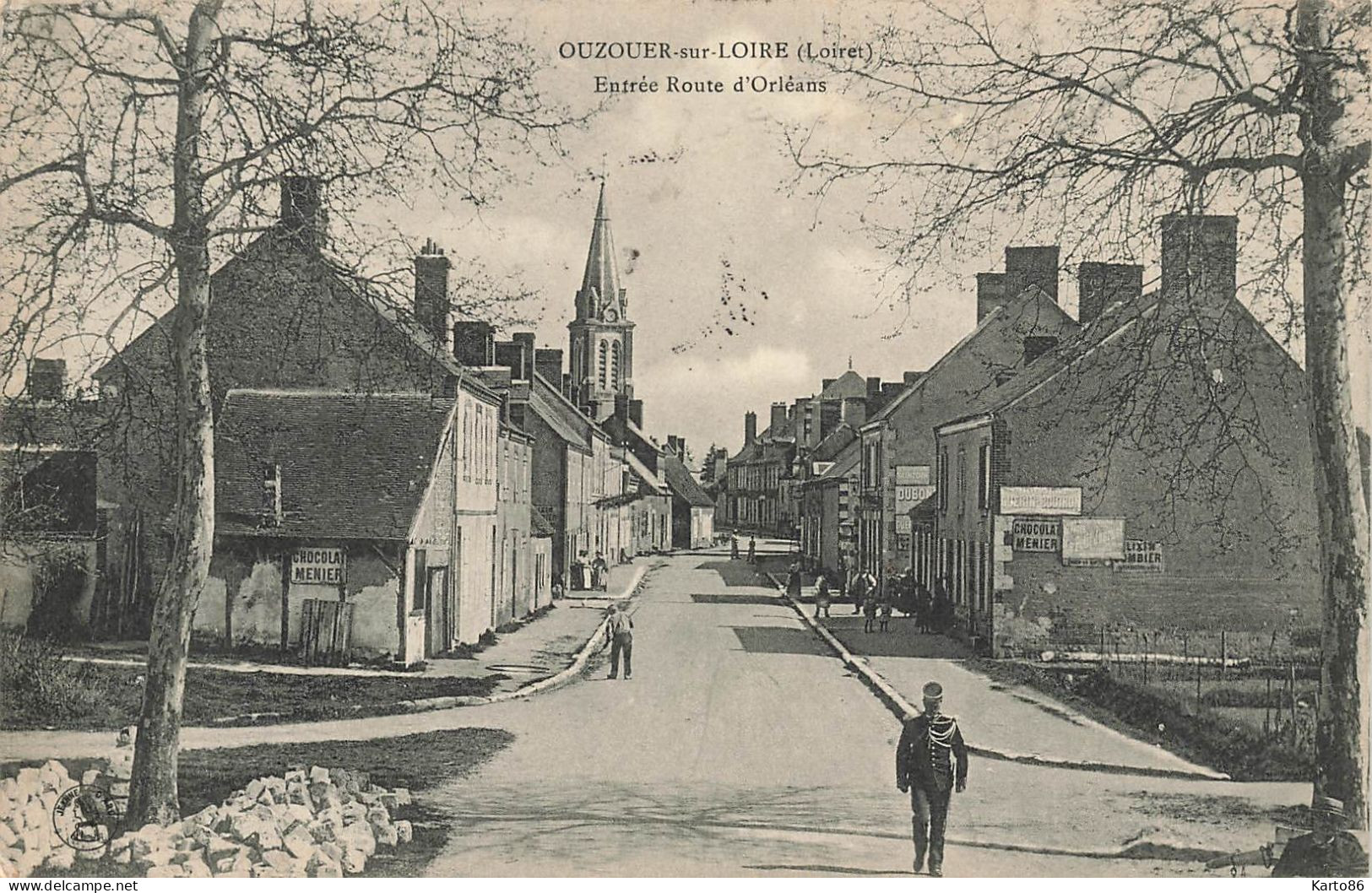 Ouzouer Sur Trézée * Entrée Du Village , Route D'orléans * Gendarme - Ouzouer Sur Loire