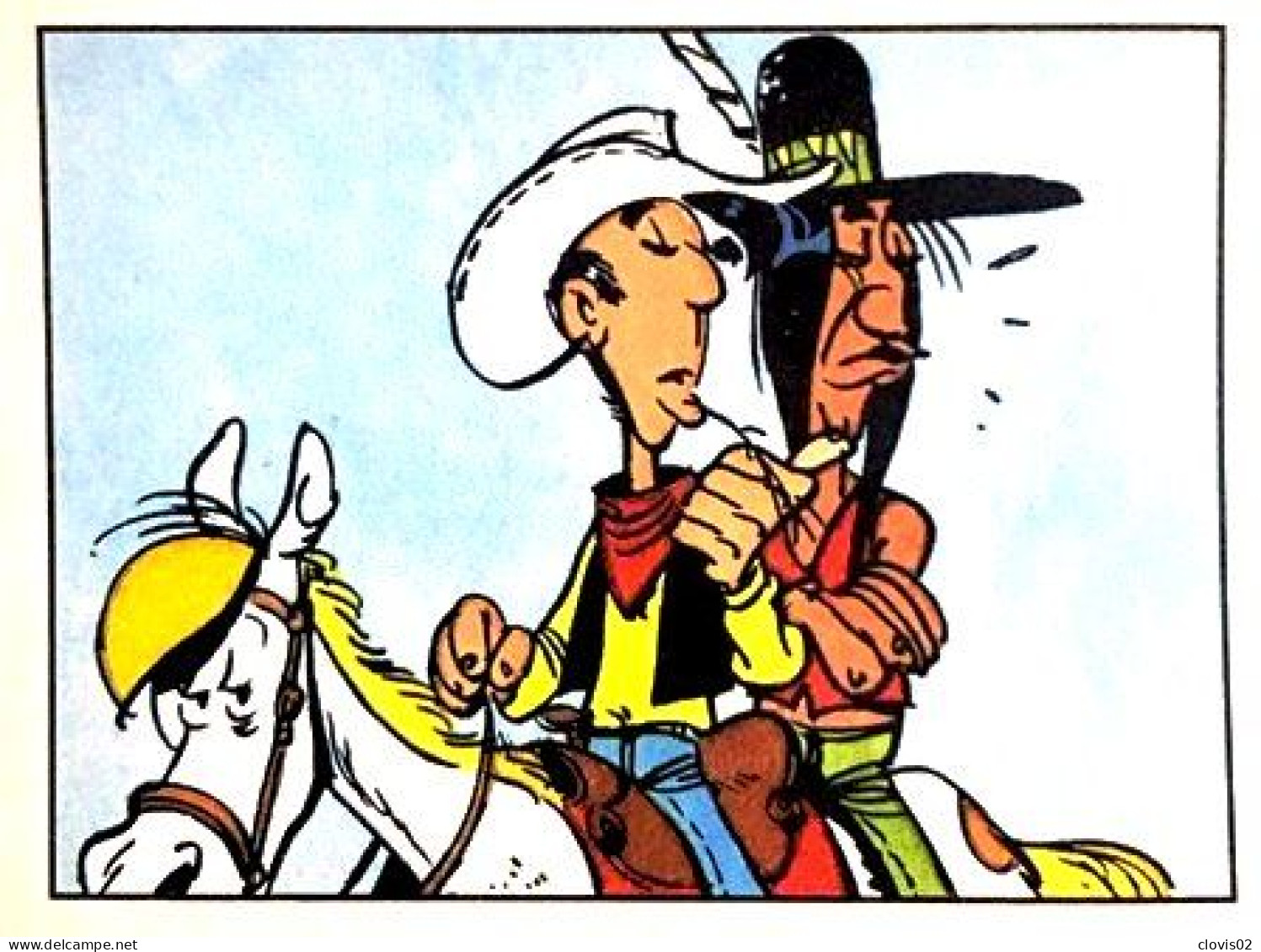 244 - Panini LUCKY LUKE 1990 Sticker Vignette - Andere & Zonder Classificatie