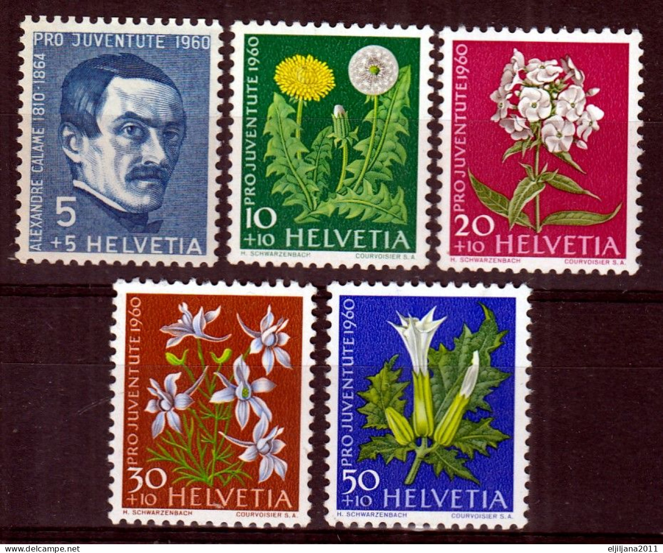 Switzerland / Helvetia / Schweiz / Suisse 1960 ⁕ Pro Juventute Mi.722-726 ⁕ 5v MNH - Nuovi