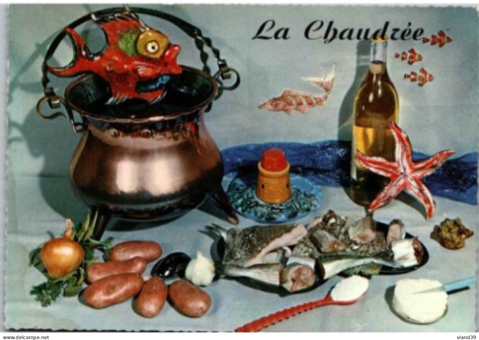 LA CHAUDREE. -  Recettes De Cuisine .  - CPM - Voir Scannes Recto-Verso - Recettes (cuisine)