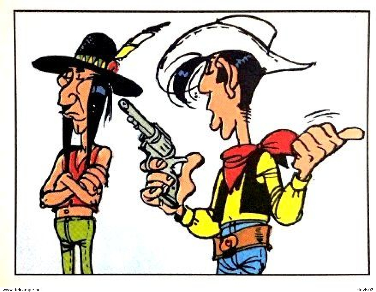 251 - Panini LUCKY LUKE 1990 Sticker Vignette - Autres & Non Classés