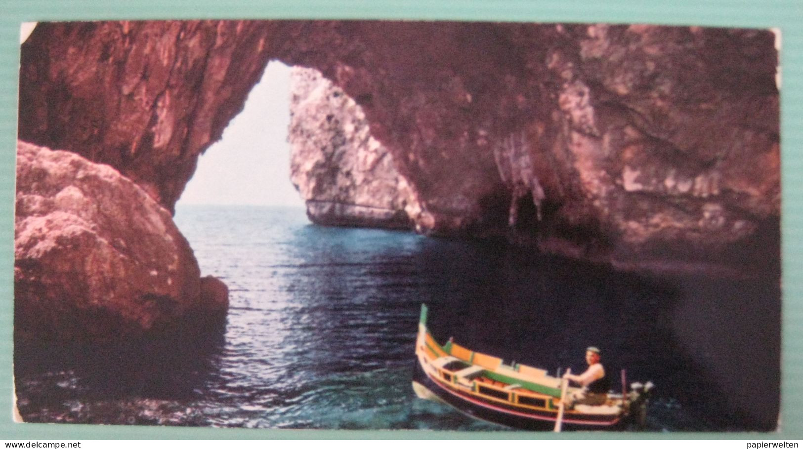 Malta - The Blue Grotto  (format: Ca 14,7 X 8 Cm) - Malte