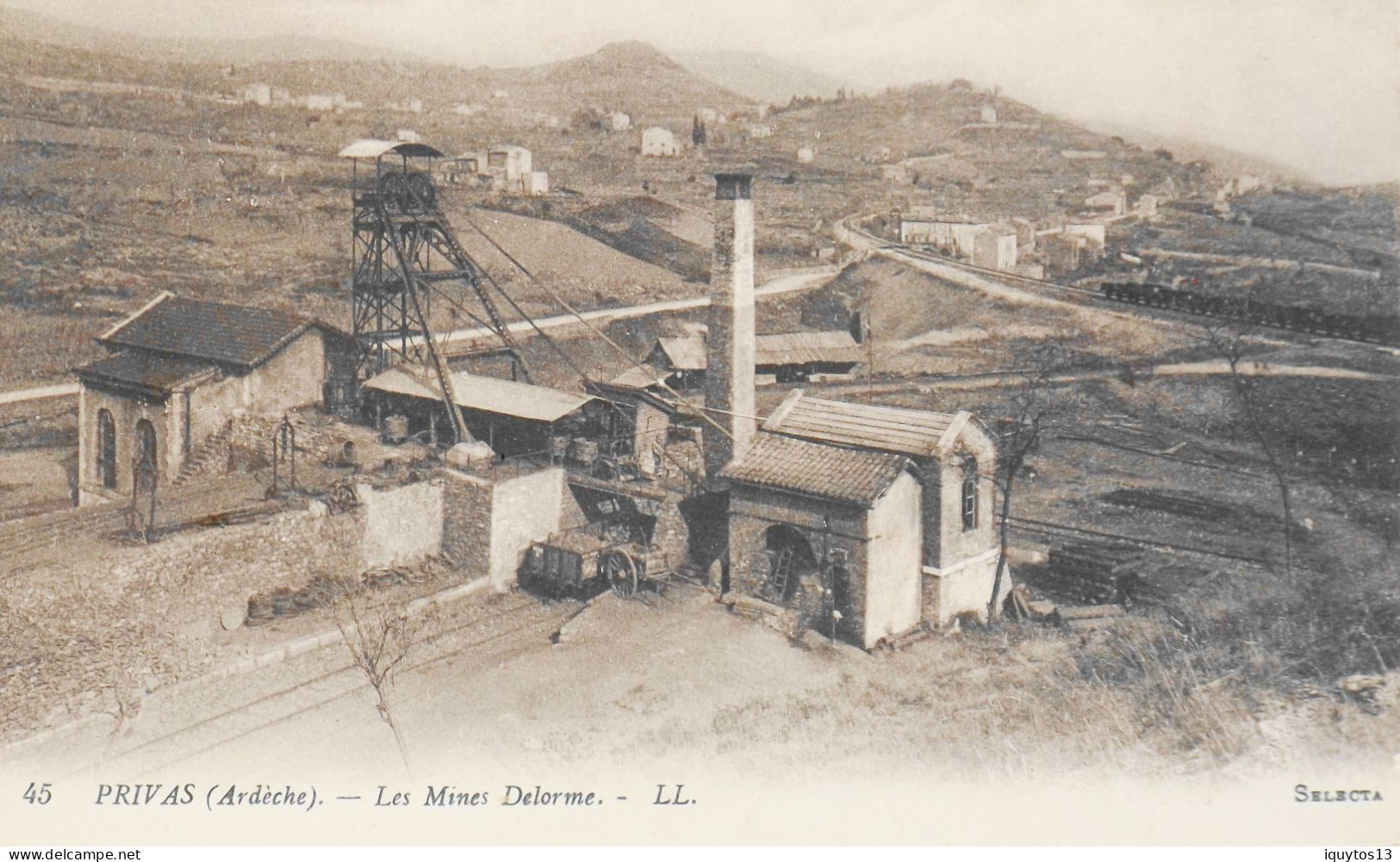 CPA - [07] Ardèche > Privas > Les Mines Delorme - TBE - Privas