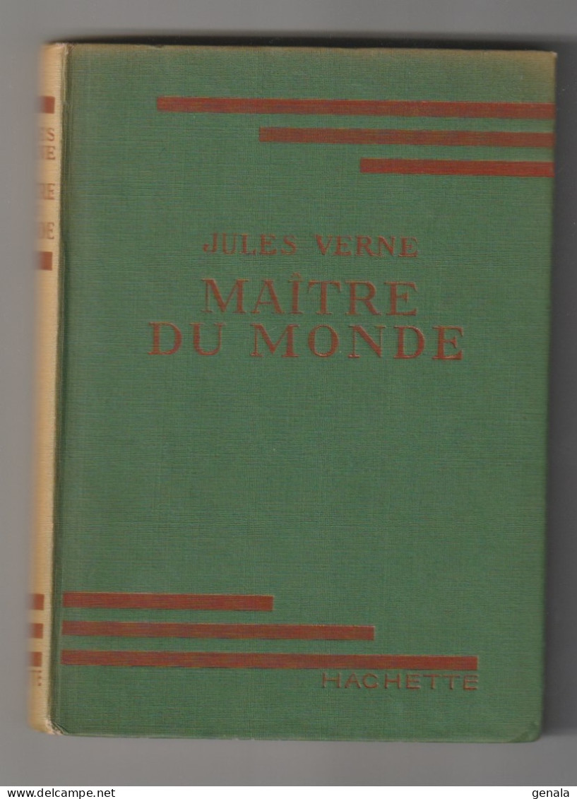 BIBLIOTHEQUE VERTE Jules VERNE - MAITRE DU MONDE - Andere & Zonder Classificatie